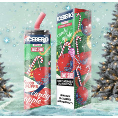 Электронная сигарета ICEBERG XXL 6000 Яблочные конфеты